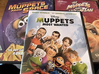 Muppet Movie Collection Muppets Manhattan / Space / Most Wanted • £4.95