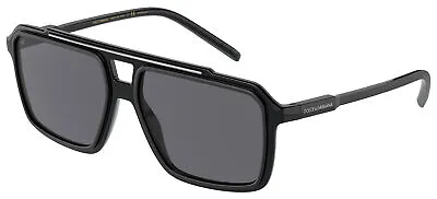 $298.10 • Buy Dolce & Gabbana MIAMI DG 6147 Black/Grey 57/16/145 Men Sunglasses