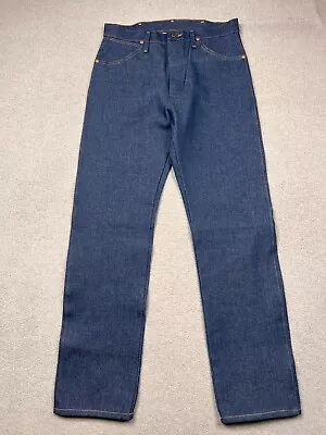 VINTAGE Wrangler Jeans Mens 31x32 Blue Original Cowboy Cut Rodeo Denim 13MWZ NEW • $44.99