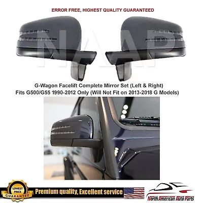 Replacement Mirror Set G63 G500 G550 G55 G-Class G-Wagon Led Facelift Side View • $245