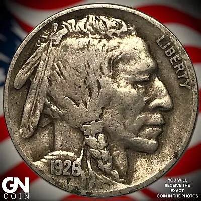 1926 P Buffalo Nickel Q6700 • $5