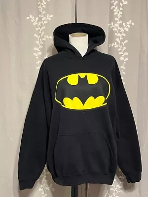 Batman Classic Symbol Logo Hoodie Marvel Adult Size XL • $23.99