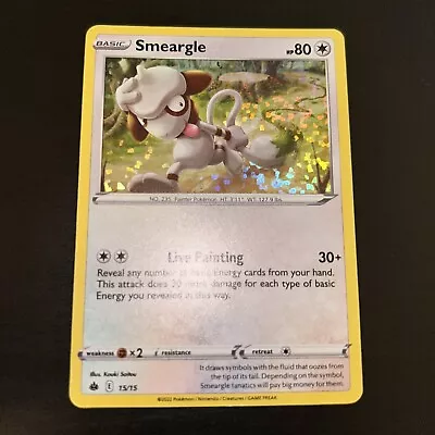 Smeargle 15/15 Holo McDonalds Promo 2022 Pokémon Card LP • $1.49