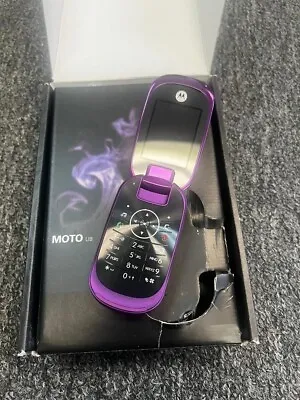 Brand New Motorola Moto U9 GSM Unlocked Flip Cell Phone Purple • $84.99