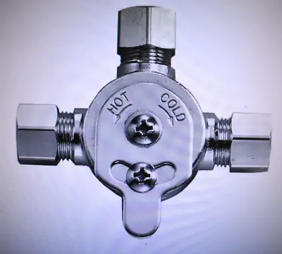 Sloan Valve Water Mechanical Mixing MIX-60-A Faucet Volume Control Chrome • $39.99