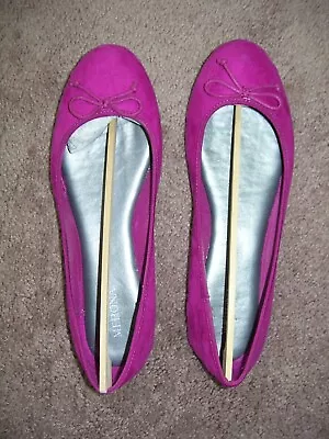 Merona 'Madge' Fuchsia Ballet Flat 7 & 7.5 (M) 2 DIFFERENT SIZES / 1 Pair • $9.99