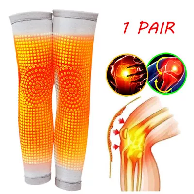 Self Heating Magnetic Knee Brace Support Pad Thermal Therapy Arthritis Protector • $14.14