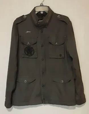 Remetee Black Dahila Military Style Jacket Mens Size Large  • $47.50