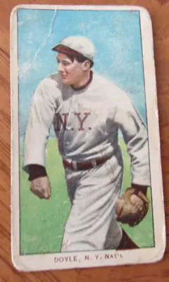 1909-11 T206 White Borders - Larry Doyle New York National League (throwing Va • $99.99