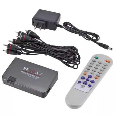 RF To AV Converter Station Selector TV Cable TV To Projection TV • $24.80