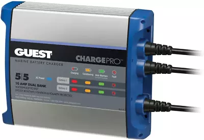 2711A  On-Board Battery Charger 10A / 12V 2 Bank 120V Input • $192.99