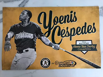 Yoenis Cespedes 2013 SGA Oakland A’s Cheer Card Poster All Star Game HR Derby  • $8.99