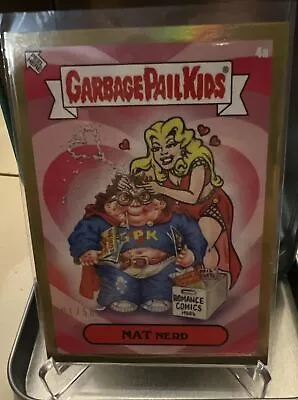 Bookend #1/50 2023 GPK Valentines Day Is Cancelled Nat Nerd Gold Foil 1/50 #4a • $25