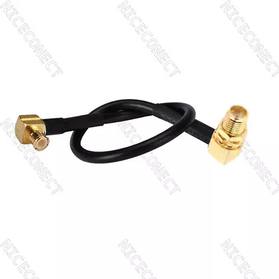 RG174 Cable 12   Extension Cable MCX Male Right Angle To SMA Female Jack RA Type • $4.76