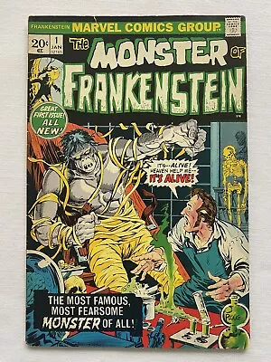 The Monster Of Frankenstein 1 (Marvel 1972) Ploog Art Nice Copy! • $64.99