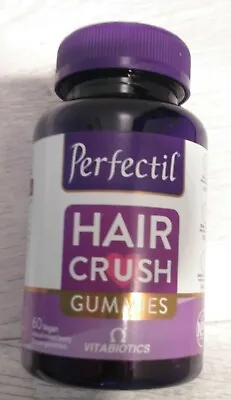 Vitabiotics Perfectil Hair Crush Gummies - 60 Vegan Natural Mixed Berry Gummies • £14.70
