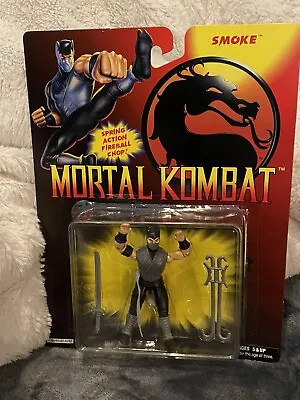 Mortal Kombat Fighter Smoke Action Figure Vintage 1994 Hasbro • $52