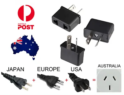 $4.95 • Buy Usa Us Eu Adapter Plug To Au Aus Australia Travel Power Convertor Plug