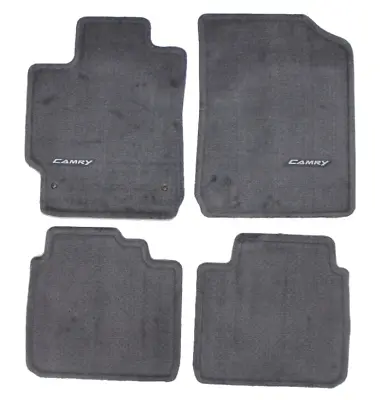 OEM Genuine Toyota Camry Carpet Floor Mats 4PC Dark Gray PT206-32100-12 • $52.95