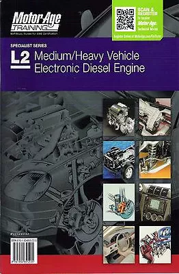 MotorAge L2 ASE Heavy Truck Electronic Diesel Engine Test Exam Prep Manual - OLD • $28.20