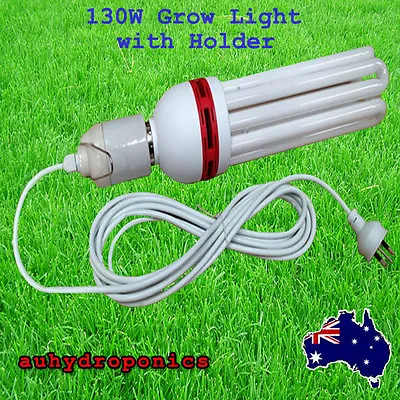130W CFL 2700k Grow Light Blooming Lamp Hydroponics Kit Energy Saving Light • $60