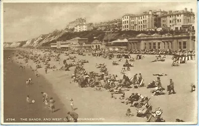 🍦 BOURNEMOUTH. West Cliff. Unposted.  (#bour136) • £1.10