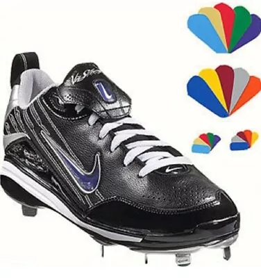 Mens 11.5  Metal Baseball Cleat Nike Air Show Elite 334339-011 Team Color Swish • $42