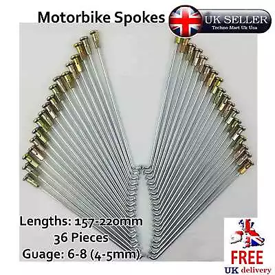 £8.99 • Buy Motorbike Spokes Nipple Cap Many Size Gauge Motorcycle Wheel 5pcs 36pcs SET
