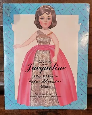 New Madame Alexander Jacqueline Paper Doll Peck Aubry Collection 1994  • $16