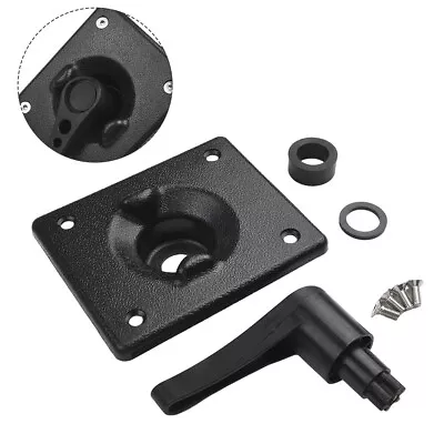 Kayak Canoe Rudder Accessories Boat Rudder Control Parts Kit Handle Square Base • $15.20