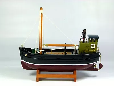 £26.99 • Buy Clyde Puffer Wooden Model Steam Boat Nautical, 19cm, Scottish Steamer