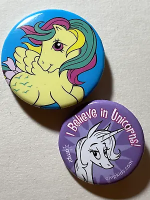 I Believe In Unicorns! 2 Unicorn Badges San Diego Comic Con Magic Unicorns • £6.64