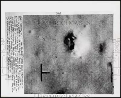 1965 Press Photo Moon Photographed Before Ranger 7 Struck The Moon. - Hpw21412 • $19.99