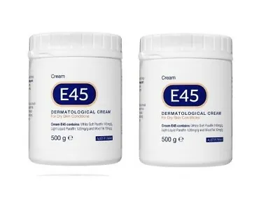 2 X E45 Dermatological Cream 500g For Dry Skin Condition • $55.73