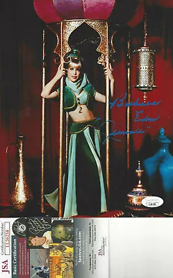  Barbara Eden I Dream Of Jeannie Autographed In Blue Paint Pen 8x10  Photo JSA  • $59.95