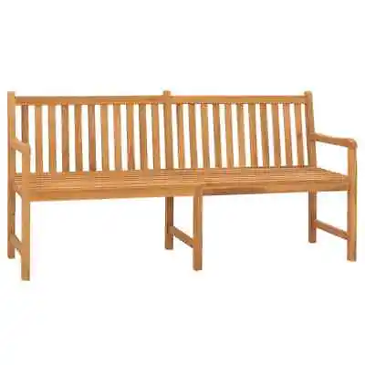$381.16 • Buy 70.9  Solid Teak Wood Outdoor Bench Patio Chair Garden Deck Backyard Porch Seat