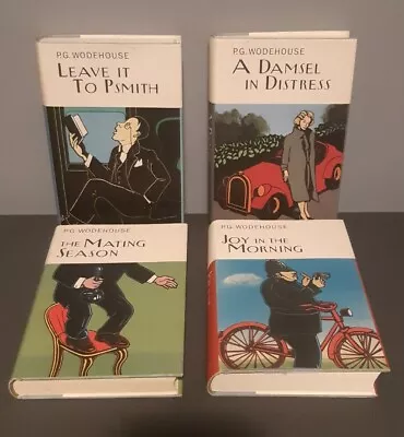 A Fabulous Lot Of 4 P.G. Wodehouse Hardback Books With Dust Covers - 2001-2003 • £18