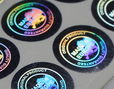 £3.50 • Buy Hologram Sticker Warranty Void Label Security Seal  Made In Europe  Tamper Proof