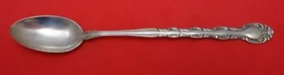 French Scroll By Alvin Sterling Silver Iced Tea Spoon 7 5/8  Vintage Silverware • $59