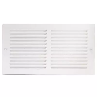 EZ-FLO 12 X 6 Inch (Duct Opening) White Return Air Vent Cover For Wall Or Cei... • $10.06