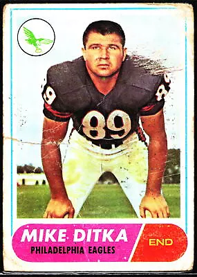 1968 Topps #162 Mike Ditka Philadelphia Eagles Football Card • $9.99