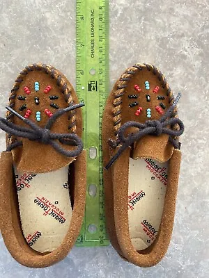 Minnetonka Moccasins Kids Beaded No Size Given See Pics For Measurements NICE • £7.92