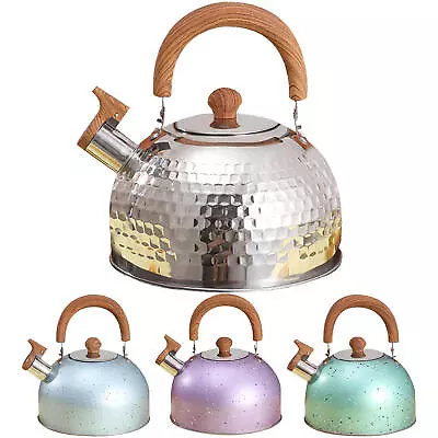 Tea Kettle Whistling 2L Tea Pot For Stove Stove Top Whistling Tea Kettle Helpful • $44.10