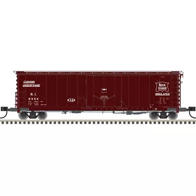 Atlas Model Railroad 50005701 N Scale Rock Island 50' GA RBL Box Car #6508 • $28.95