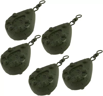 Fishing Lead Weights Gripper Casting Leads 1.5oz 2oz 2.5oz 3oz Carp Tackle X5 • £8.49