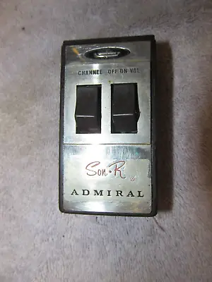 Vintage 1960`s?  Admiral Son-R 2 Button Clicker TV Remote Control • $75