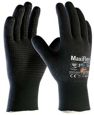 12 X MaxiFlex Endurance 34-847 Drivers Nitrile Foam Micro Dot Coated Work Gloves • £61.75