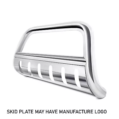 Kasei Bull Bar Push Brush Guard W/Skid Plate Stainless Fits 06-10 Ford Explorer • $233.33