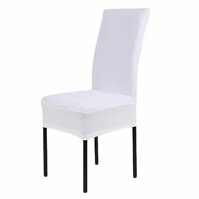 $28.95 • Buy 1-8 PCS Dining Chair Covers Spandex Cover Stretch Washable Wedding Banquet Party