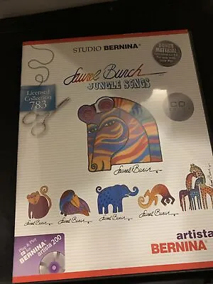 Studio Bernina CD VERSION Embroidery Designs Laurel Burch Jungle Songs  Rom • $34.99